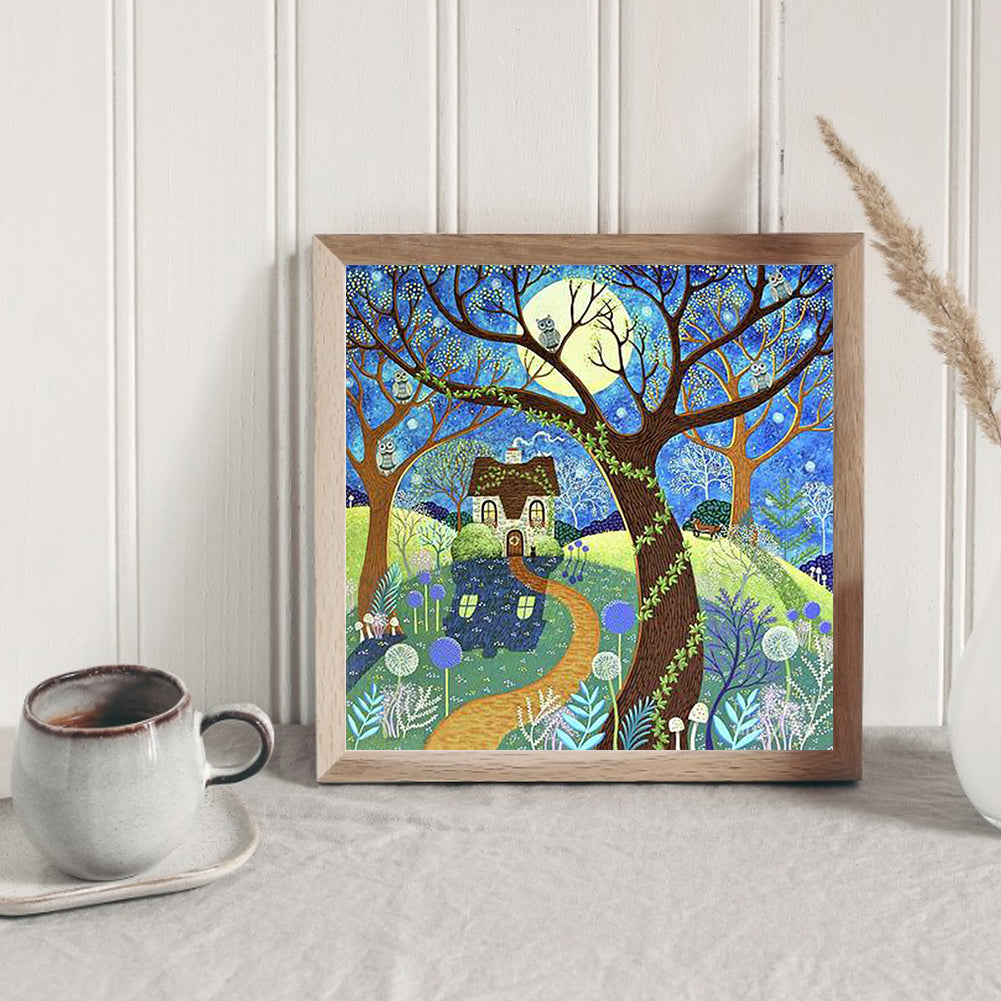 Illustration - Full Round Drill Diamond Painting 40*40CM