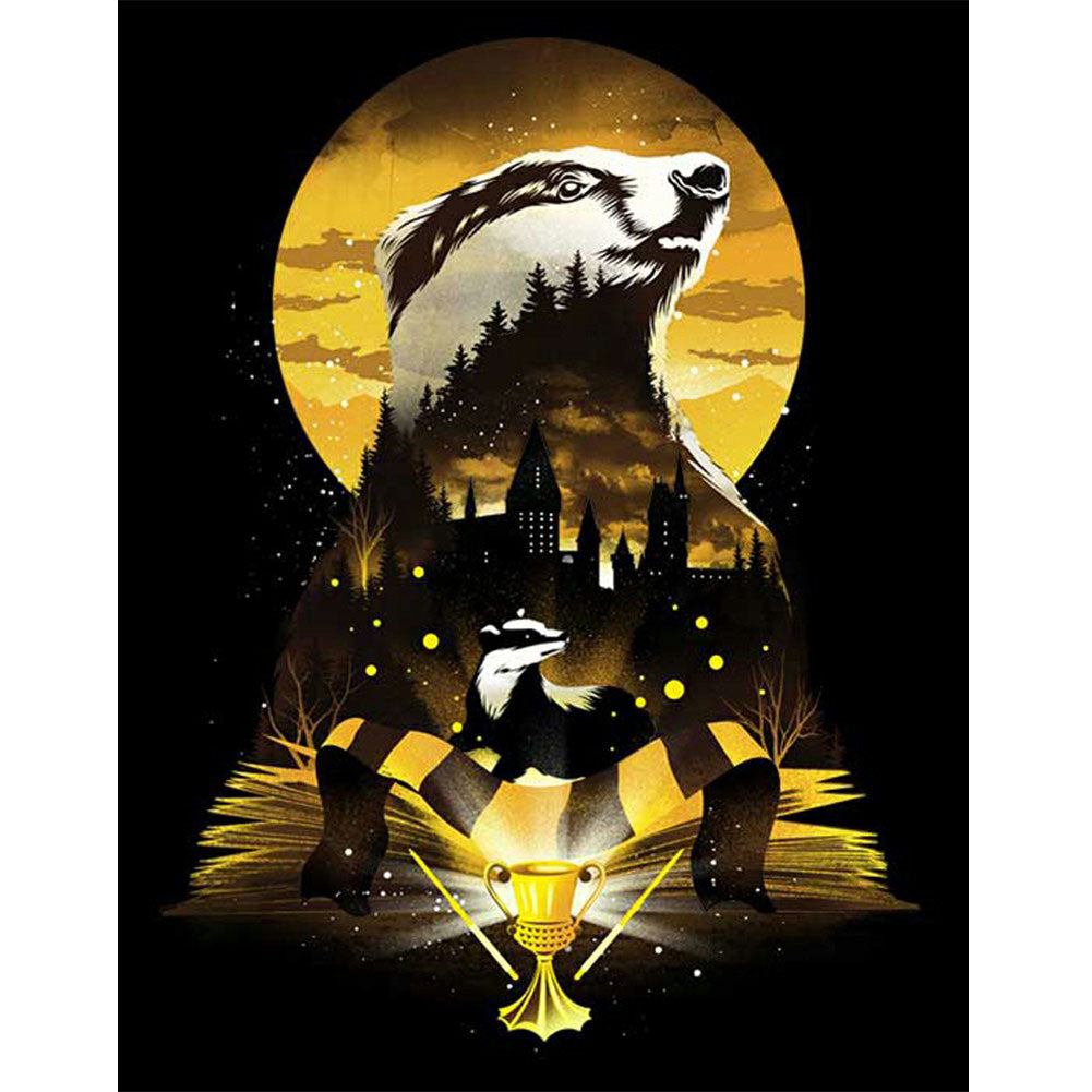 Harry Potter Raccoon 30*40CM(Canvas) Full Square Drill Diamond Painting