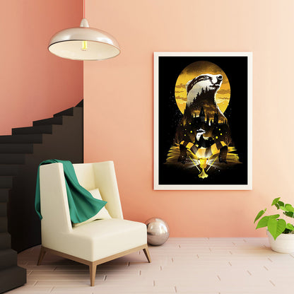 Harry Potter Raccoon 30*40CM(Canvas) Full Square Drill Diamond Painting