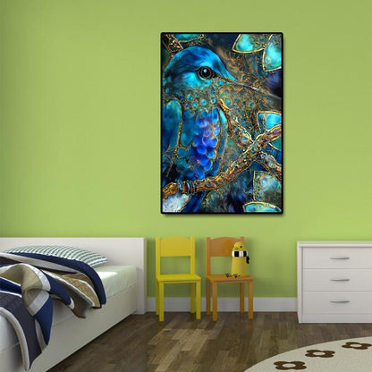 Artistic Hummingbird - Full Round Drill Diamond Painting 30*40CM