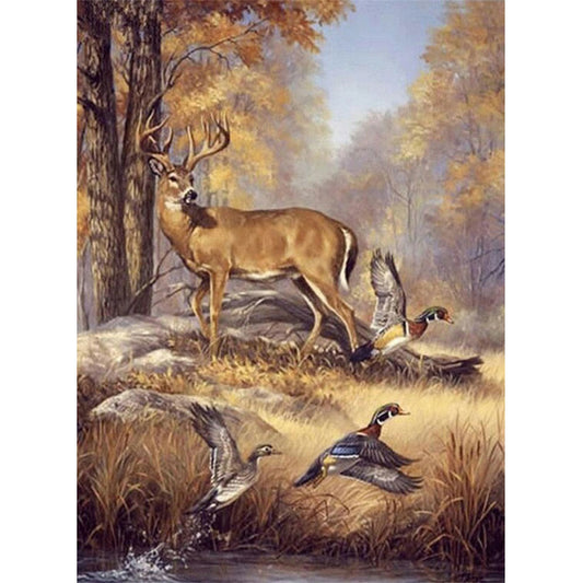 Antelope 50*60CM(Canvas) Full Square Drill Diamond Painting