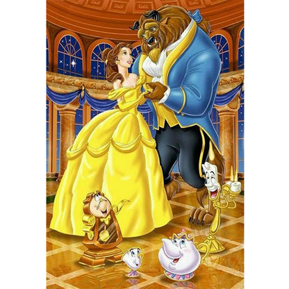 Disney Princess Belle Dance 40*60CM(Canvas) Full Round Drill Diamond Painting