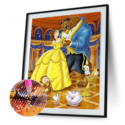 Disney Princess Belle Dance 40*60CM(Canvas) Full Round Drill Diamond Painting