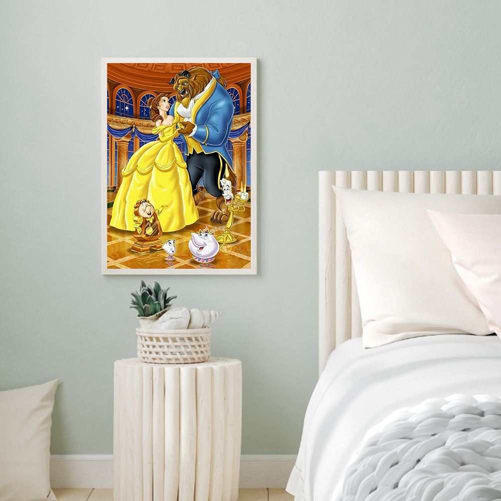 Disney Princess Belle Dance 40*60CM(Canvas) Full Round Drill Diamond Painting