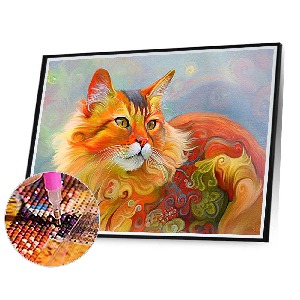 Artistic Persian Cat - Full Square Drill Diamond Painting 50*40CM