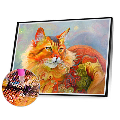 Artistic Persian Cat - Full Square Drill Diamond Painting 50*40CM