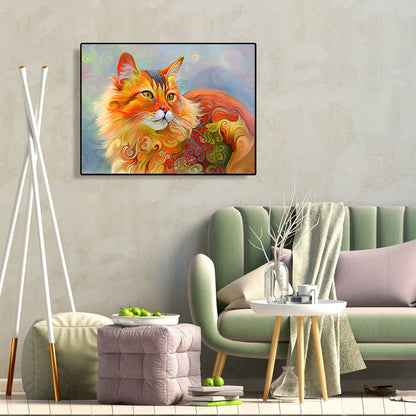 Artistic Persian Cat - Full Square Drill Diamond Painting 50*40CM