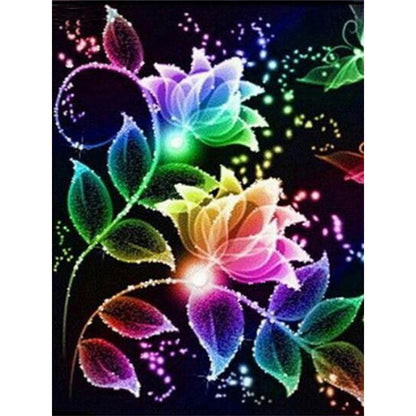 Colorful Flowers - Full Square Drill Diamond Painting 30*40CM