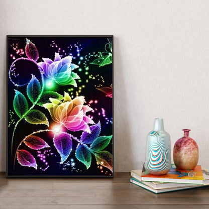 Colorful Flowers - Full Square Drill Diamond Painting 30*40CM