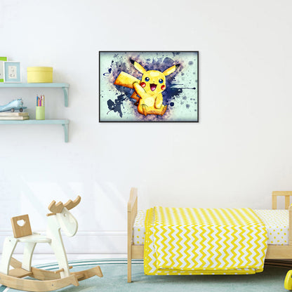 Pikachu - Full Square Drill Diamond Painting 40*30CM