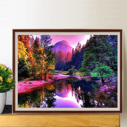 Lakeside - Full Round Drill Diamond Painting 50*40CM