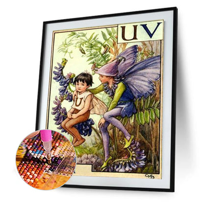 Vetch Fairy - Full Round Drill Diamond Painting 40*50CM