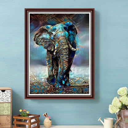 Elephant - Full Round Drill Diamond Painting 50*60CM