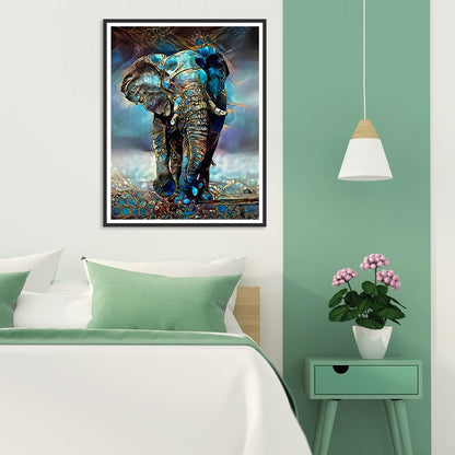 Elephant - Full Round Drill Diamond Painting 50*60CM