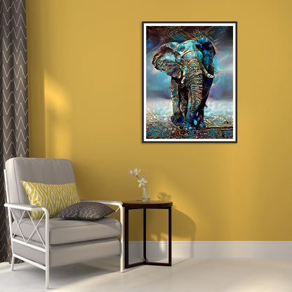 Elephant - Full Round Drill Diamond Painting 50*60CM