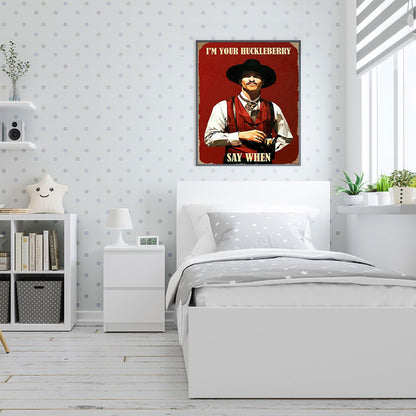 Professional Gambler Doc Holliday - Full Round Drill Diamond Painting 30*40CM