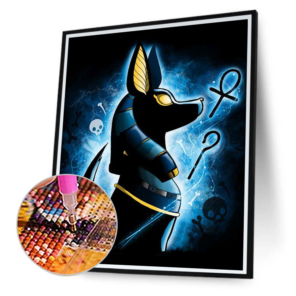 Anubis - Full Round Drill Diamond Painting 30*40CM