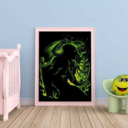 Myth Of Cthulhu - Full Round Drill Diamond Painting 30*40CM