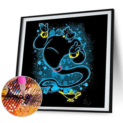 Aladdin Genie - Full Round Drill Diamond Painting 50*50CM