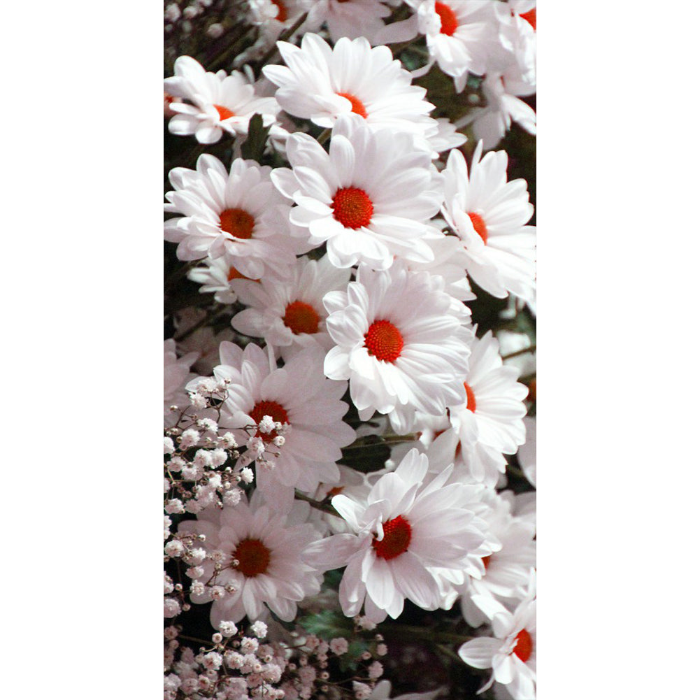 Daisy Bouquet - Full Round Drill Diamond Painting 40*80CM