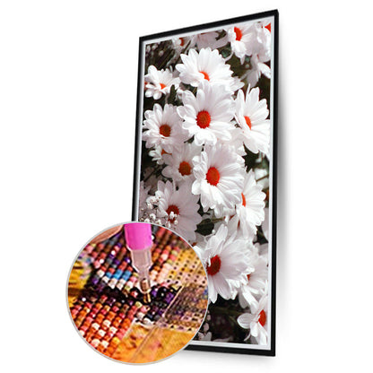 Daisy Bouquet - Full Round Drill Diamond Painting 40*80CM