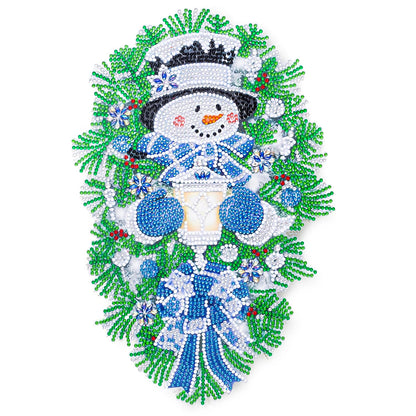 Christmas Snowman - Special Shaped Drill Diamond Painting 30*40CM