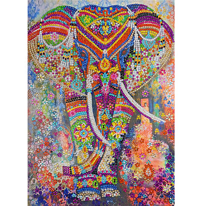 Elephant - Special Shaped Drill Diamond Painting 30*40CM