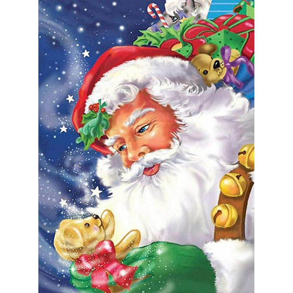 Santa Claus - Full Round Drill Diamond Painting 30*40CM