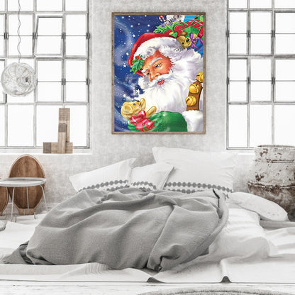 Santa Claus - Full Round Drill Diamond Painting 30*40CM