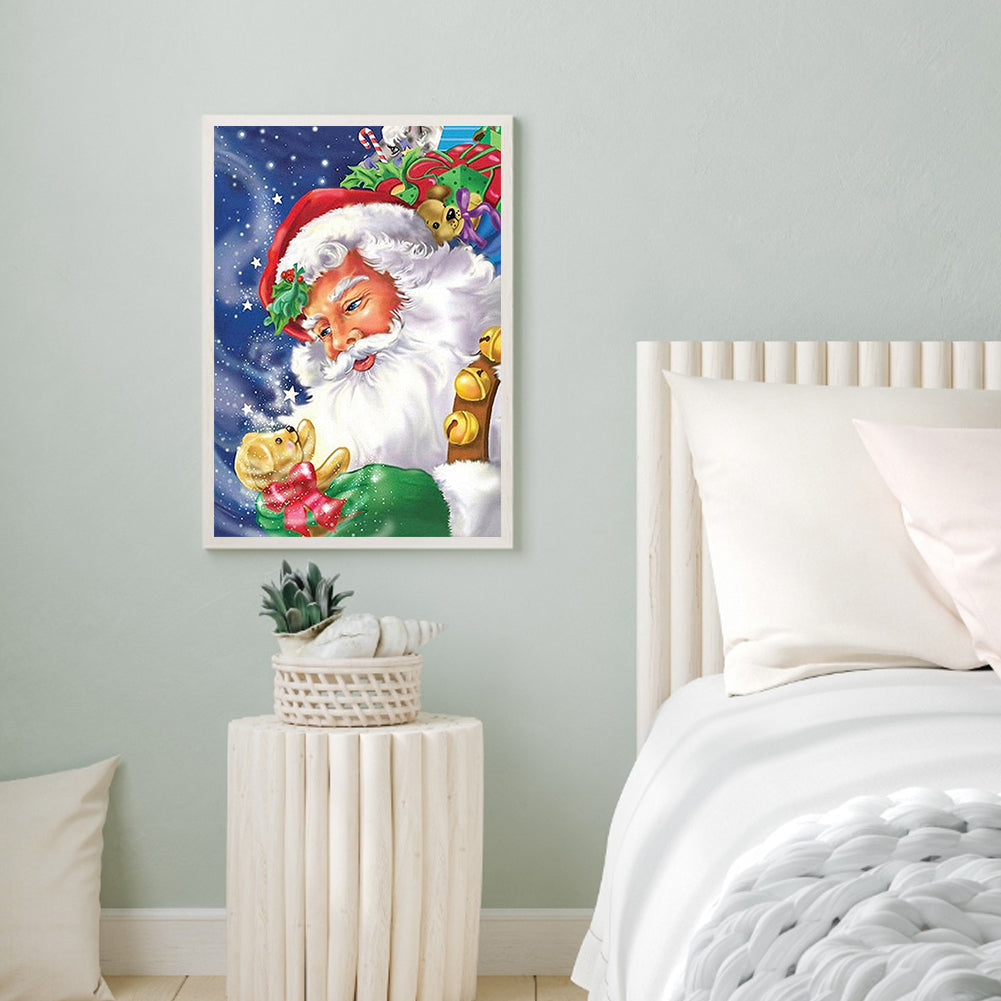 Santa Claus - Full Round Drill Diamond Painting 30*40CM