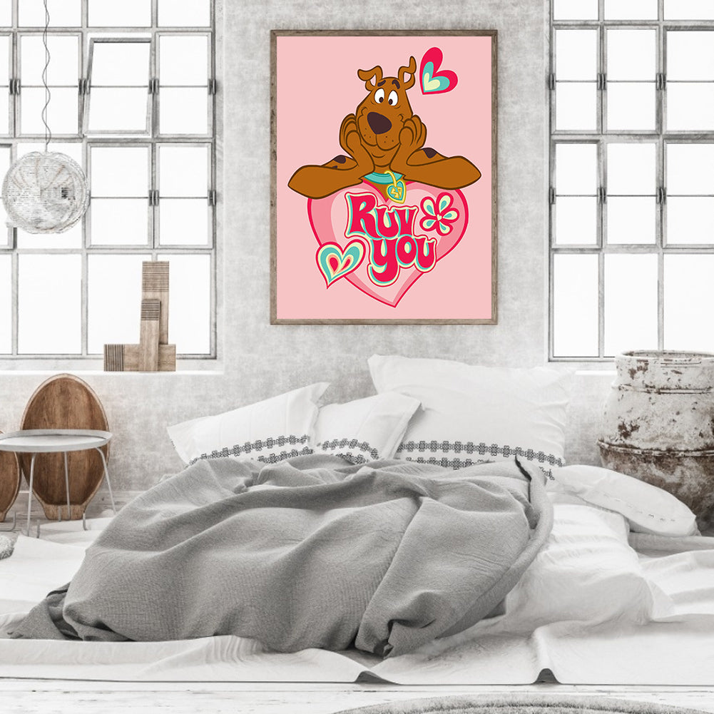 Scooby Doo - Full Round Drill Diamond Painting 30*40CM