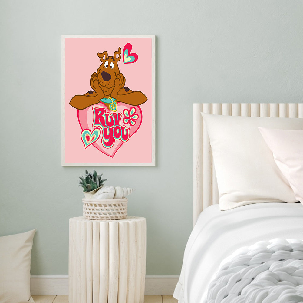 Scooby Doo - Full Round Drill Diamond Painting 30*40CM