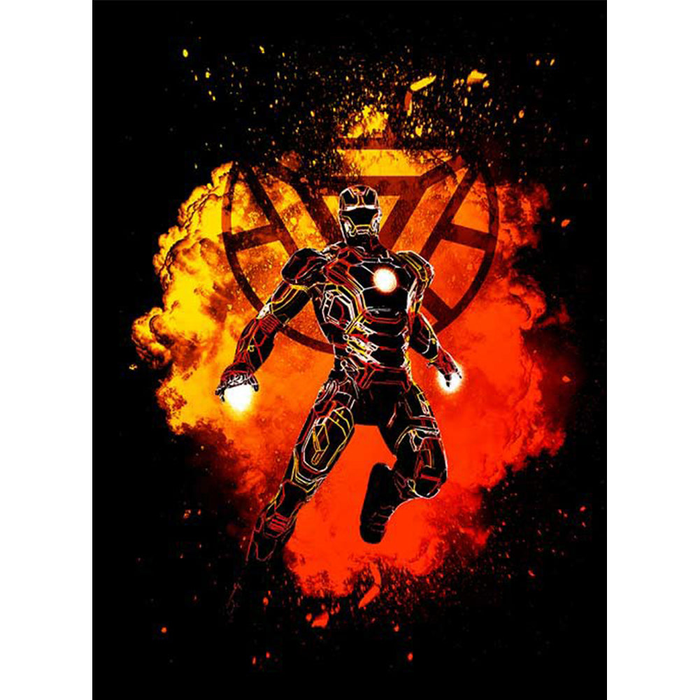 Iron Man - Full Round Drill Diamond Painting 40*50CM