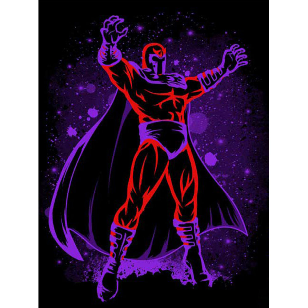 Magneto Silhouette - Full Round Drill Diamond Painting 30*40CM