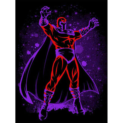 Magneto Silhouette - Full Round Drill Diamond Painting 30*40CM