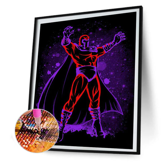 Magneto Silhouette - Full Round Drill Diamond Painting 30*40CM