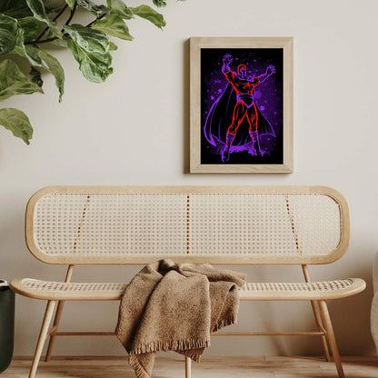 Magneto Silhouette - Full Round Drill Diamond Painting 30*40CM