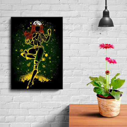 Jean Grey Silhouette - Full Round Drill Diamond Painting 30*40CM
