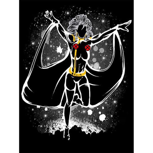 Storm Silhouette - Full Round Drill Diamond Painting 30*40CM