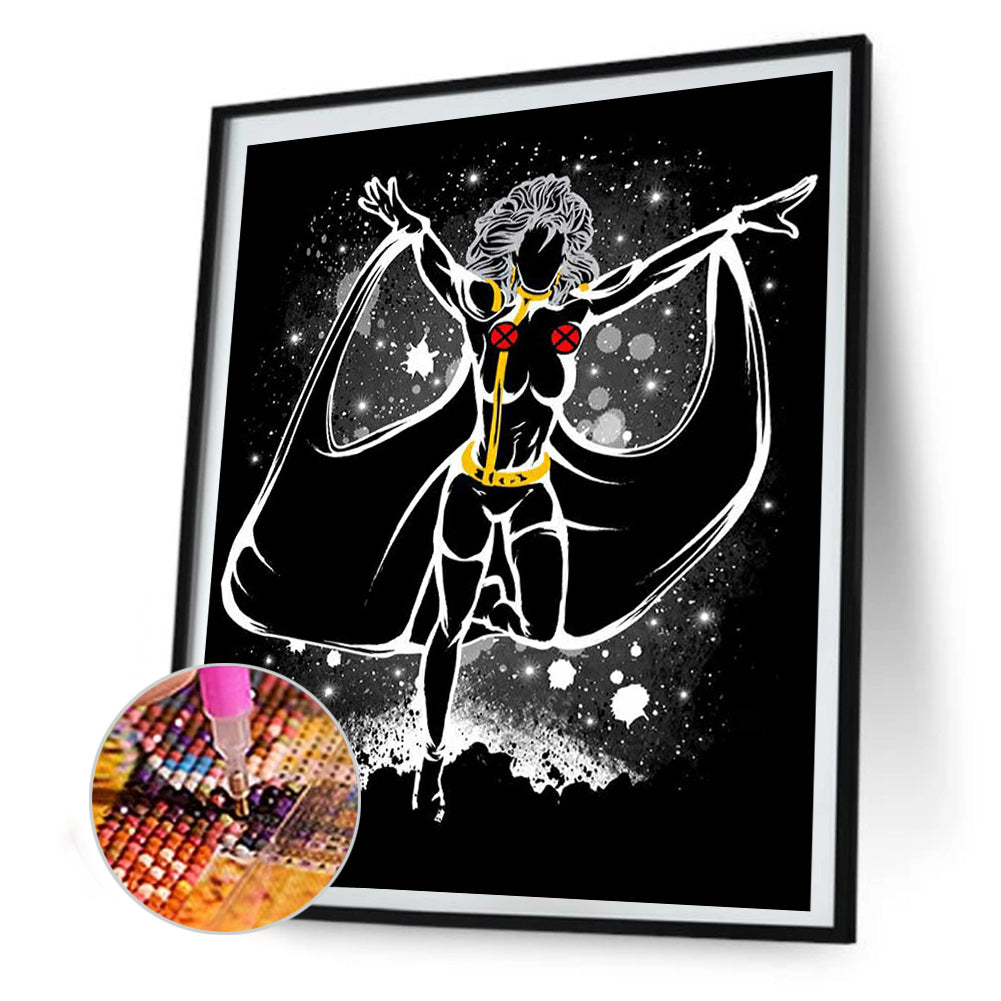 Storm Silhouette - Full Round Drill Diamond Painting 30*40CM