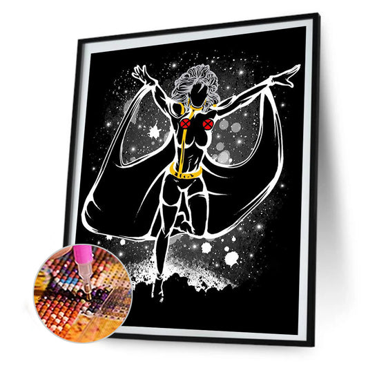 Storm Silhouette - Full Round Drill Diamond Painting 30*40CM