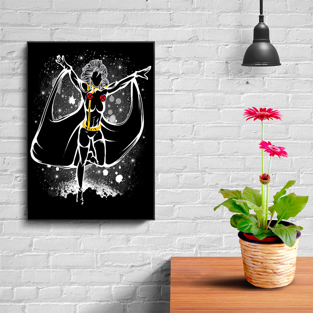 Storm Silhouette - Full Round Drill Diamond Painting 30*40CM