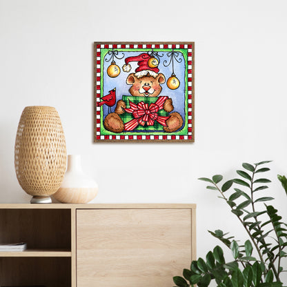 Cartoon Bear - Full Round Drill Diamond Painting 30*30CM