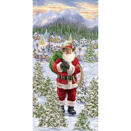 Santa Claus - Full Round Drill Diamond Painting 40*80CM