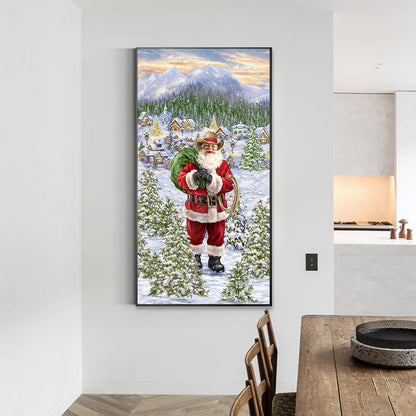 Santa Claus - Full Round Drill Diamond Painting 40*80CM