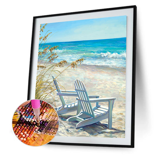 Beach Loungers - Full Square Drill Diamond Painting 40*50CM