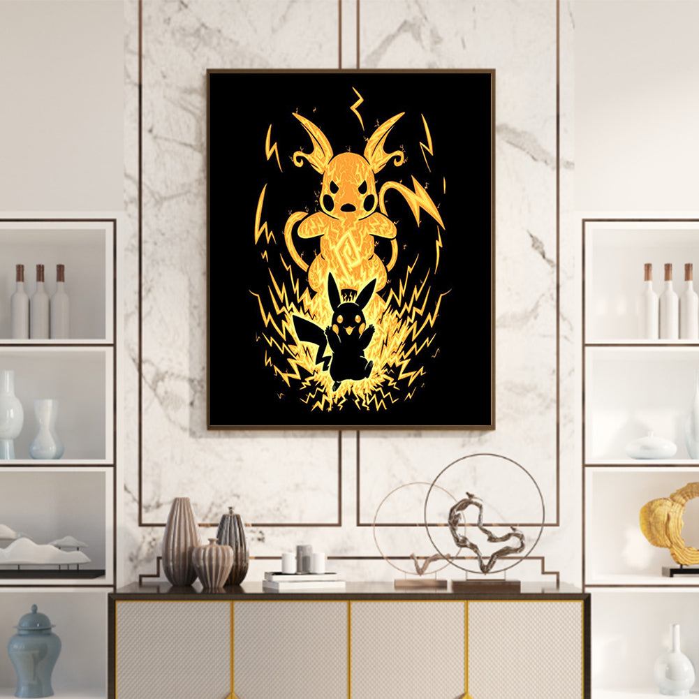 Pikachu - Full Square Drill Diamond Painting 40*50CM