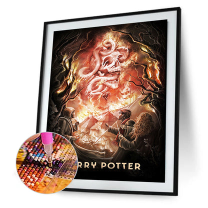 Harry Potter - Full Round Drill Diamond Painting 40*50CM