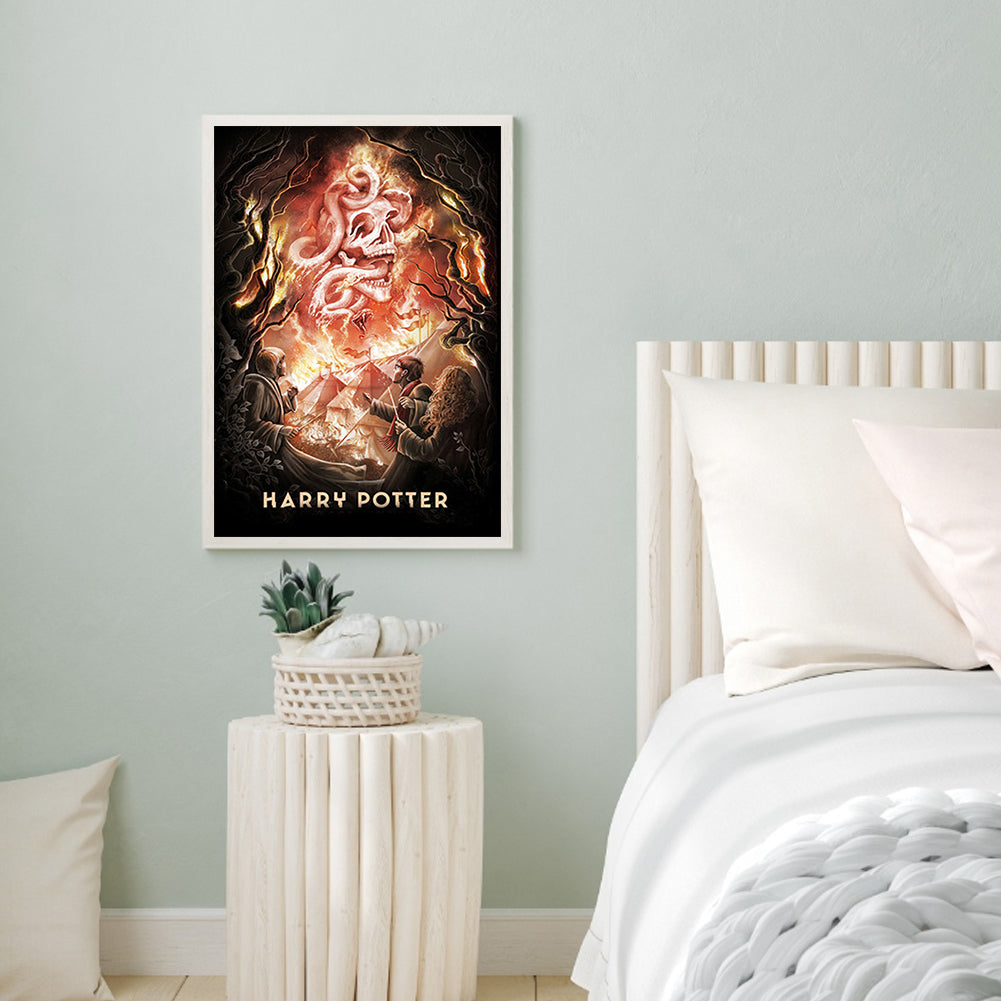 Harry Potter - Full Round Drill Diamond Painting 40*50CM