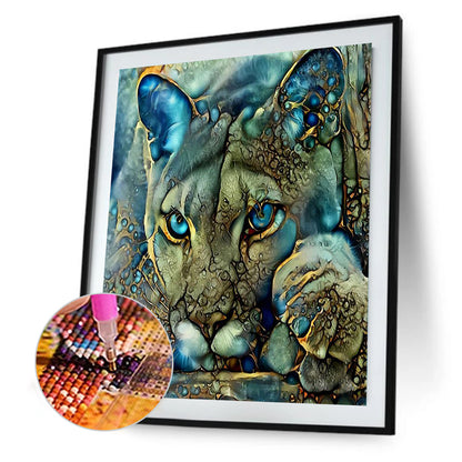 L¨¦a Roche Artist Lion - Full Round Drill Diamond Painting 50*60CM